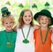36PCS St. Patrick's Day Shamrock Necklace Clover Green Bead Party Favors Irish Decorations Supplies